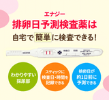 【第1類医薬品】エナジー排卵日予測検査薬 12回分 妊活 妊娠 ■　要メール確認　■薬剤師の確認後の発送となります。何卒ご了承ください。