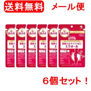 小林製薬】【メール便対応！送料無料！】栄養補助食品発酵大豆イソフラボンエクオール30粒×6個セット – エナジードラッグ