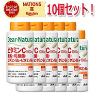 【10個セット】【アサヒ】ディアナチュラ　ビタミンC・亜鉛・乳酸菌・ビタミンB2・ビタミンB6　120粒