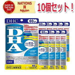 【10個セット】DHCDHA60日分240粒（機能性表示食品）